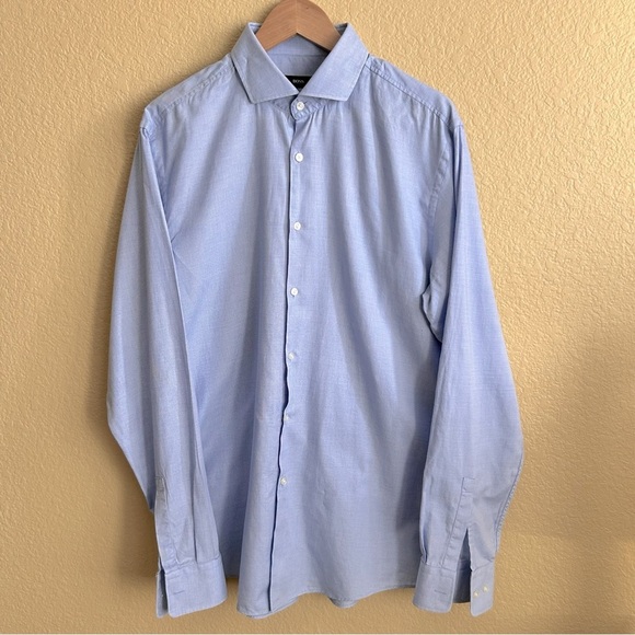 Boss Hugo Boss Sharp Fit Long Sleeve Button Down Shirt - Picture 2 of 9